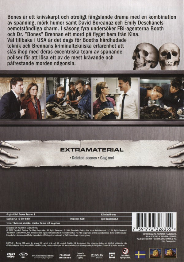 DVD - Bones - Säsong 4