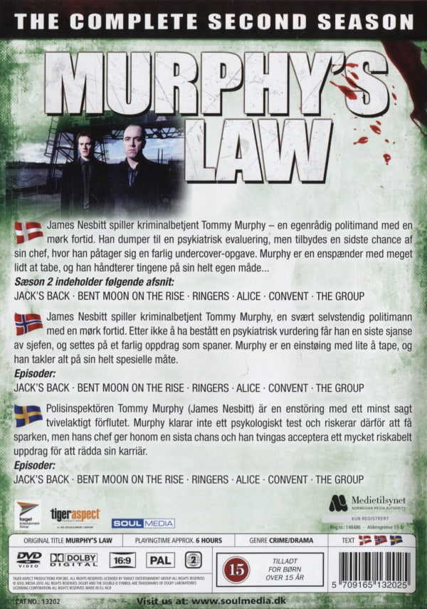 DVD - Murphy's Lag - Säsong 2