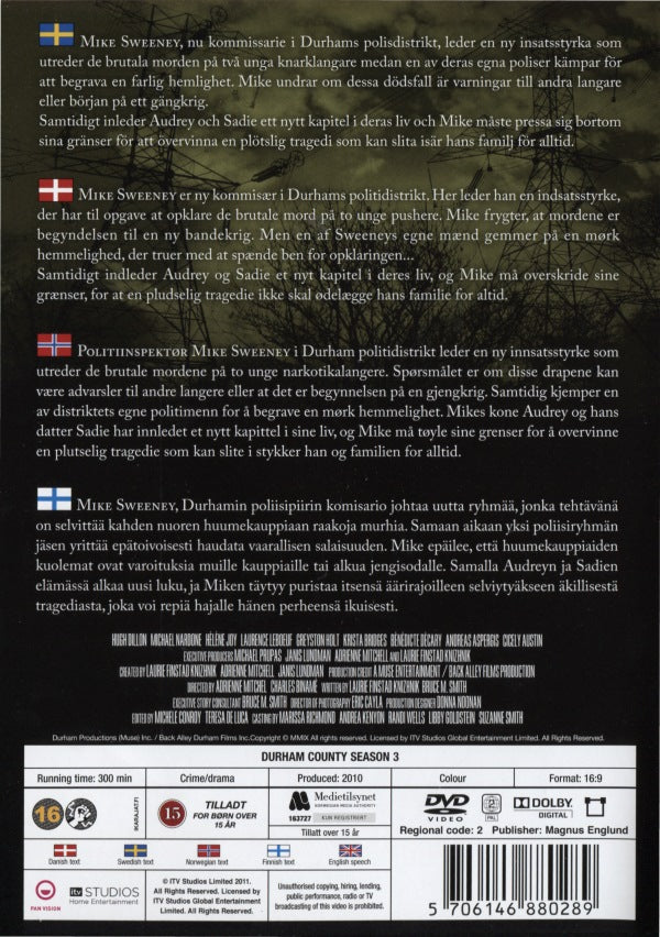 DVD - Durham County - Säsong 3