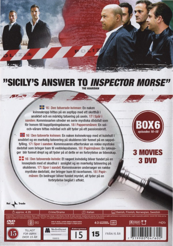 Kommissarie Montalbano - Box 6 (3-disc)