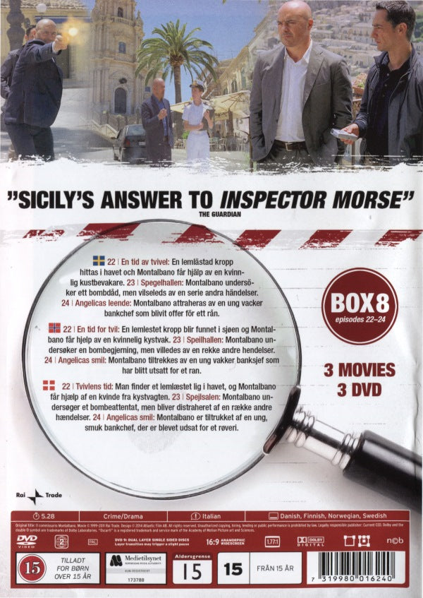Kommissarie Montalbano - Box 8 (3-disc)