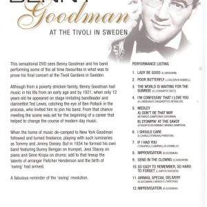 DVD - Legends in Concert - Benny Goodman: At The Tivoli in Sweden