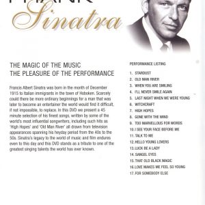 DVD - Legends in Concert - Frank Sinatra: The Magic of The Music