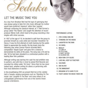 DVD - Legends in Concert - Neil Sedaka: Let The Music Take You