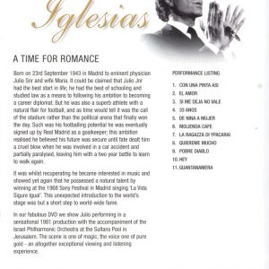 DVD - Legends in Concert - Julio Iglesias: A Time For Romance