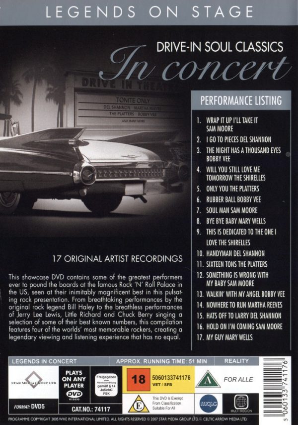 DVD - Legends on Stage - Drive-In Soul Classics