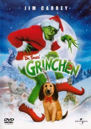 DVD - Grinchen (Jim Carrey) front cover 2