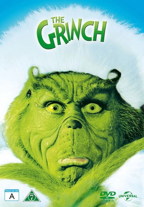 DVD - Grinchen (Jim Carrey) universal front cover
