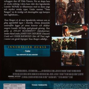 DVD - Texas Rangers back cover