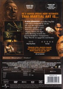 DVD - Ongbak : The Muay Thai Warrior back cover