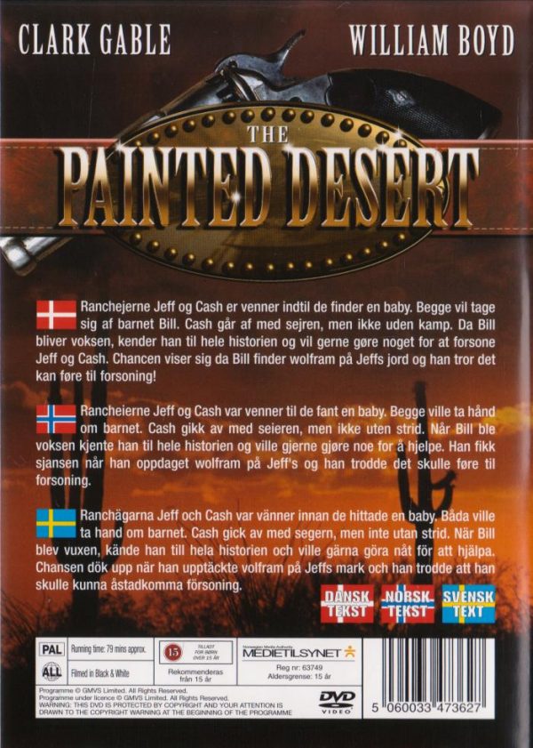DVD - Painted Desert (Clark Gable)