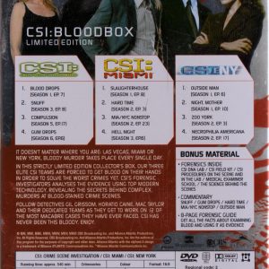 CSI : Bloodbox (3-Disc Limited Editon Steelbox)