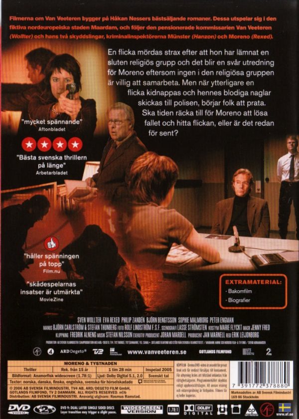 DVD - Van Veeteren: Moreno & Tystnaden