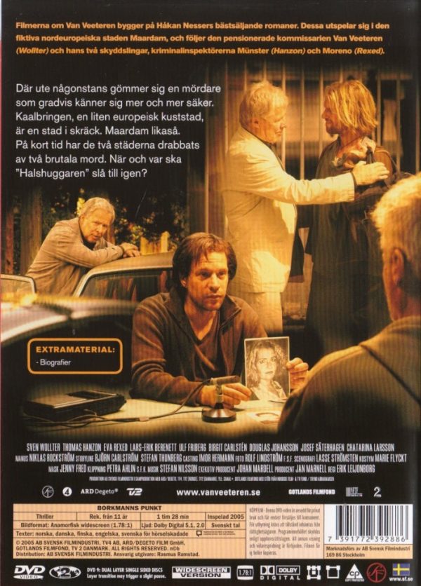 DVD - Van Veeteren : Borkmanns Punkt back cover