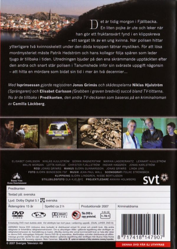 DVD - Camilla Läckberg : Predikanten baksida