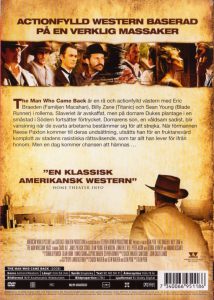 DVD - Man Who Came Back (2008) back cover