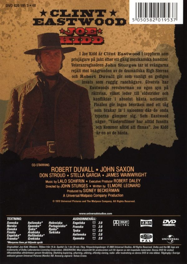 DVD - Joe Kidd