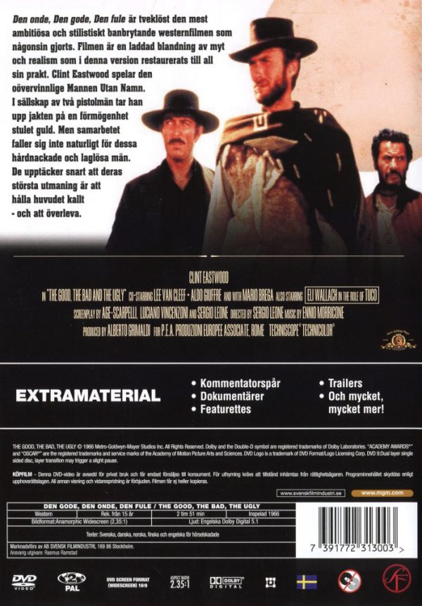 DVD - Den Gode, Den Onde, Den Fule (2-Disc Special Edition)
