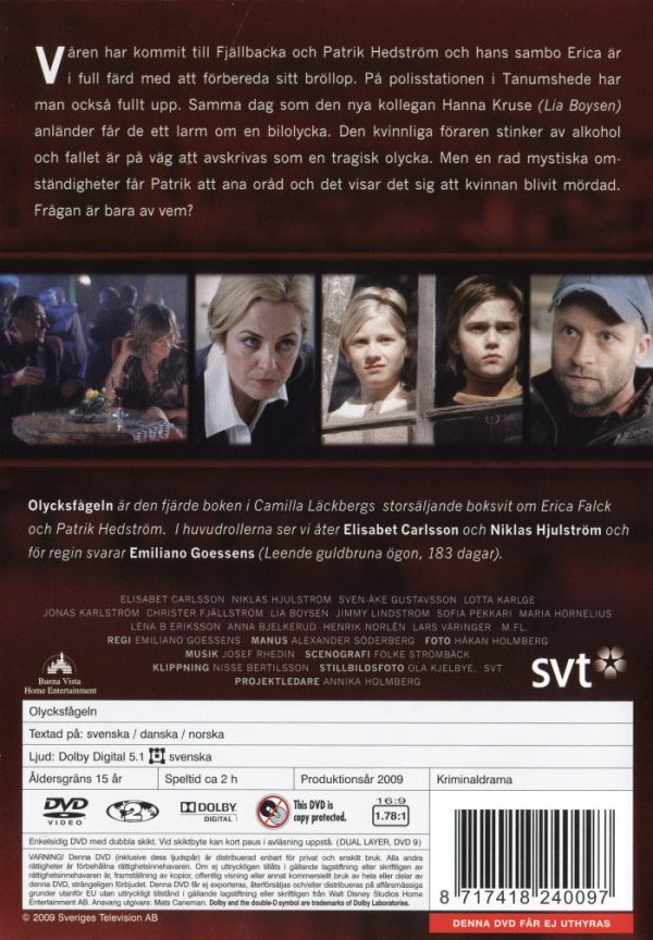 DVD - Olycksfågeln (Camilla Läckberg)