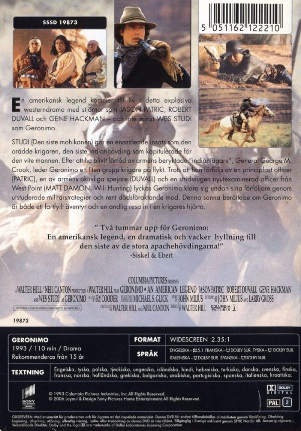 DVD - Geronimo
