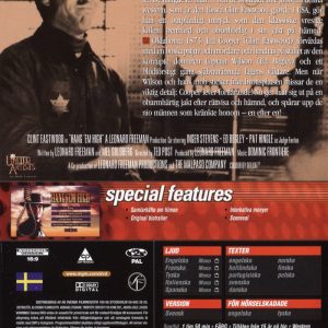 DVD - Häng dom högt (Clint Eastwood) back cover