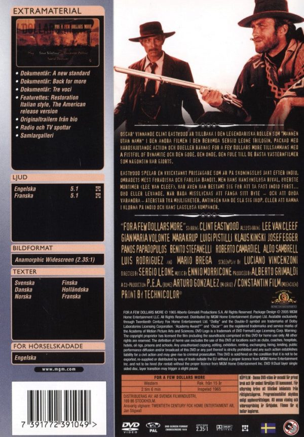 DVD - For a Few Dollars More (2-Disc Special Edition)