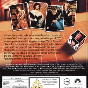 DVD - Clue: The Movie (Mordet är Fritt)