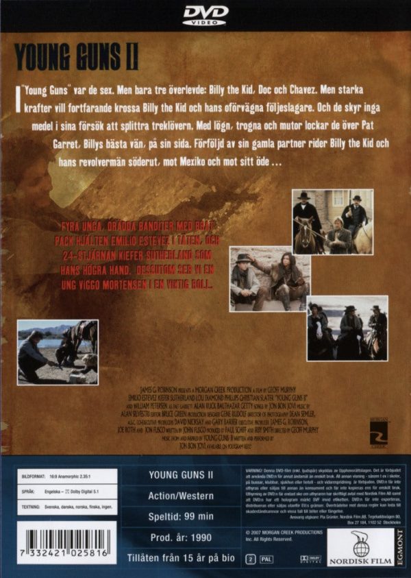 DVD - Young Guns II