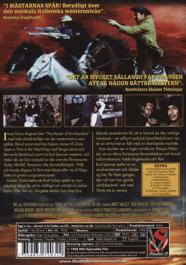 DVD - Today We Kill Tomorrow We Die