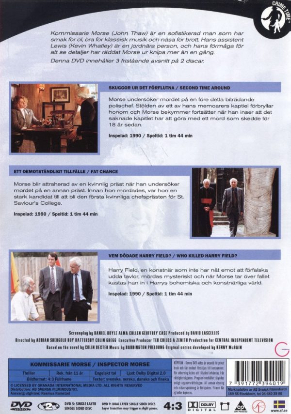 DVD - Kommissarie Morse - Box 6 (2-disc)