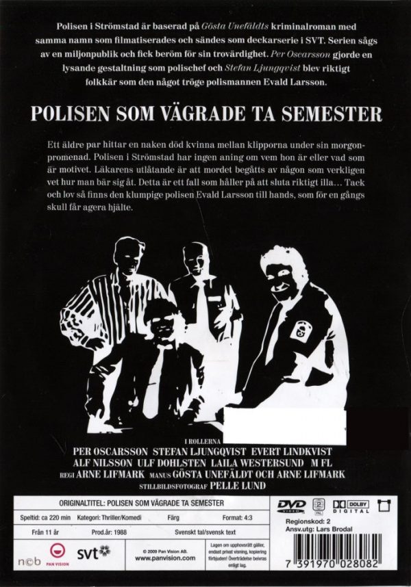 DVD - Polisen I Strömstad - Polisen Som Vägrade Ta Semester