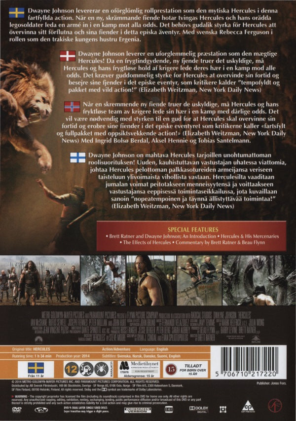 DVD - Hercules (2014)