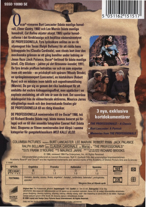 DVD - De Professionella (Special Edition)