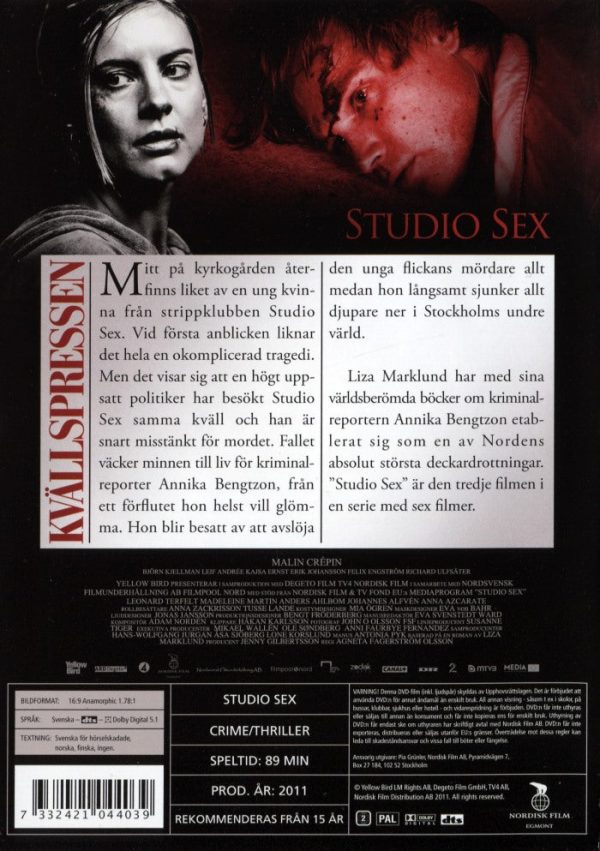 DVD - Studio Sex (Liza Marklund)
