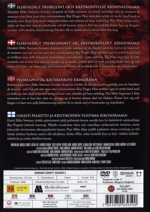 DVD - Durham County: Säsong 2