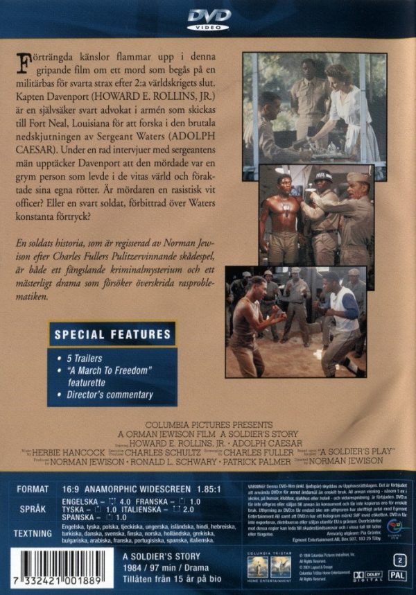 DVD - A Soldier's Story (En Soldats Historia)