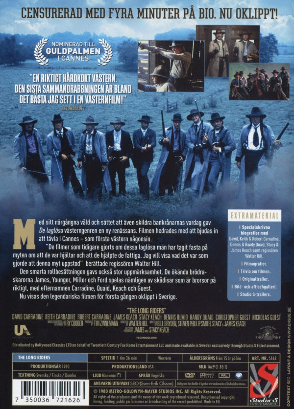 DVD - De Laglösa (Long Riders) (1980)
