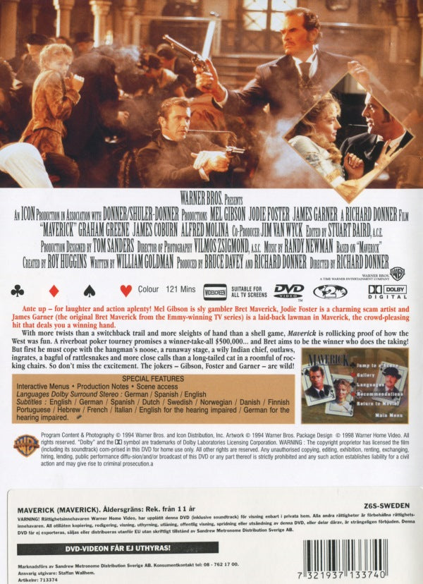 DVD - Maverick (1994)