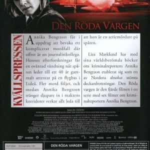 DVD - Den Röda Vargen (Liza Marklund) back cover