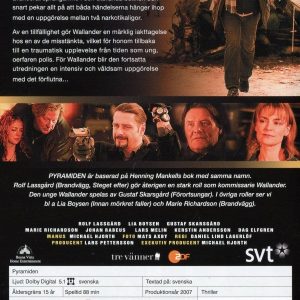 DVD - Pyramiden (Wallander) back cover