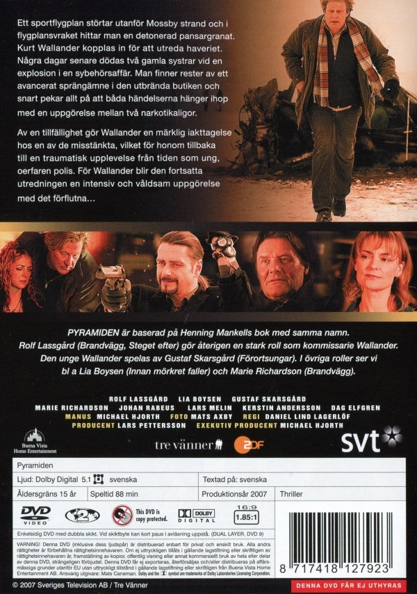 DVD - Pyramiden (Wallander) back cover