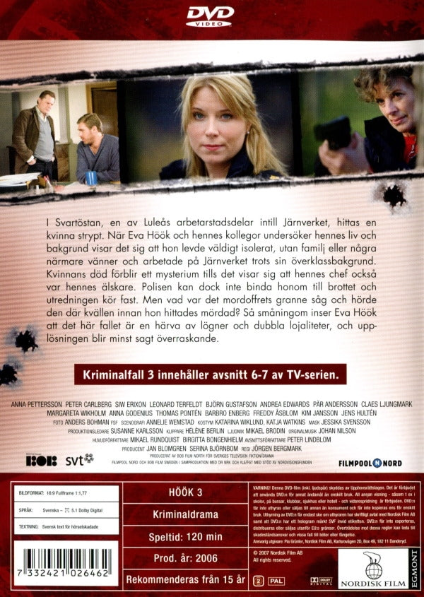 DVD - Höök 3 : Hemligheter back cover