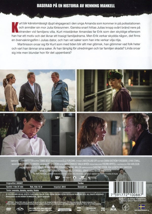 DVD - Wallander # 29 : Sveket back cover