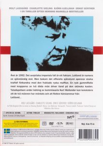 DVD - Wallander # 02 : Hundarna i Riga back cover