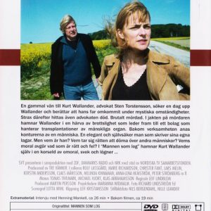 DVD - Wallander # 04 : Mannen som log back cover