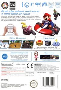 Nintendo Wii - Mario Kart back cover