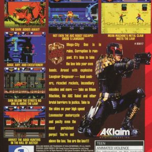 Sega Genesis (Mega Drive) - Judge Dredd (Komplett) (USA)