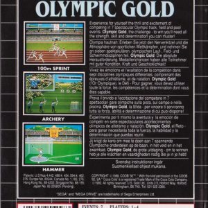Sega Mega Drive - Olympic Gold