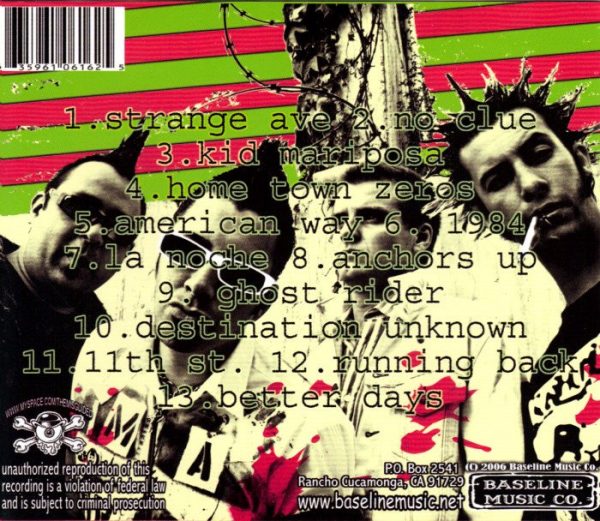 CD - Misguided – Home Town Zeros (2006)