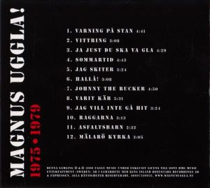 CD - Magnus Uggla CD 1 (1975-1979)